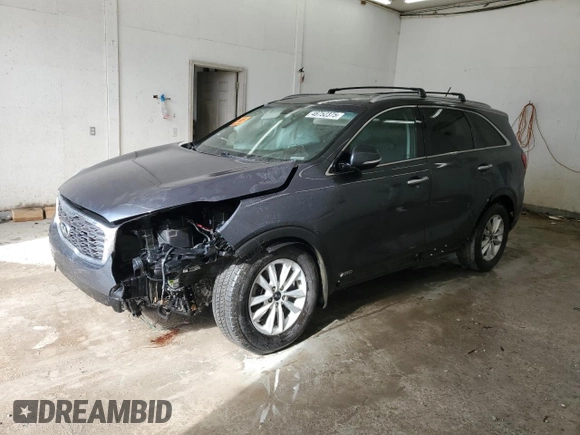 2020 Kia Sorento LX with VIN 5XYPGDA3XLG640161, listed as a Copart auction lot 48752375 with 86,473 mi miles and Salvage Title. Bid and sale history available at DreamBid. Image 1.