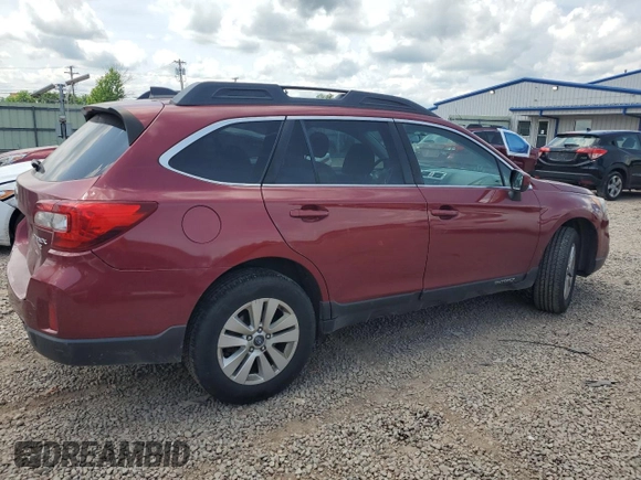 2017 Subaru Outback Premium with VIN 4S4BSACC2H3422422, listed as a Copart auction lot 61351865 with 125,693 mi miles and Salvage title. Bid and sale history available at DreamBid. Image 3.