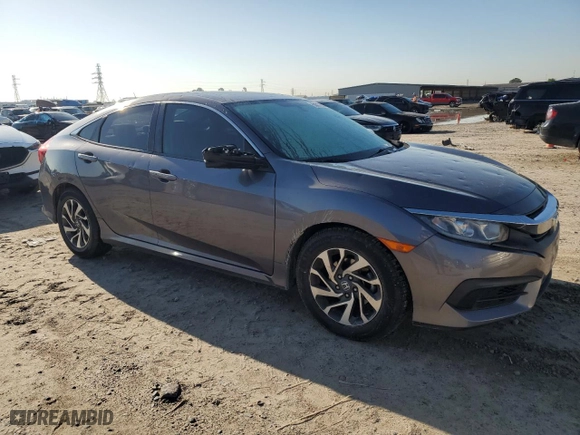 2017 Honda Civic Sedan EX with VIN 19XFC2F75HE070730, listed as a Copart auction lot 50317255 with 74,260 mi miles and Salvage Title. Bid and sale history available at carsss.com. Image 4.