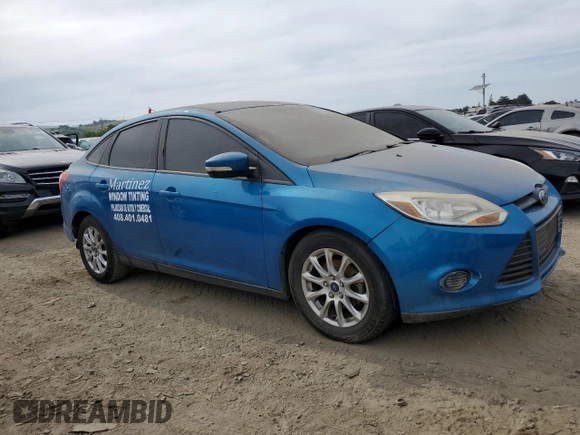 2013 Ford Focus SE with VIN 1FADP3F27DL132187, listed as a Copart auction lot 53324805 with 134,556 mi miles and Salvage Title. Bid and sale history available at carsss.com. Image 4.