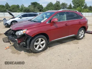 2011 Lexus RX 350 with VIN 2T2BK1BA8BC093353, listed as a Copart auction lot 63769295 with 129,429 mi miles and Salvage title. Bid and sale history available at DreamBid. Image 1.
