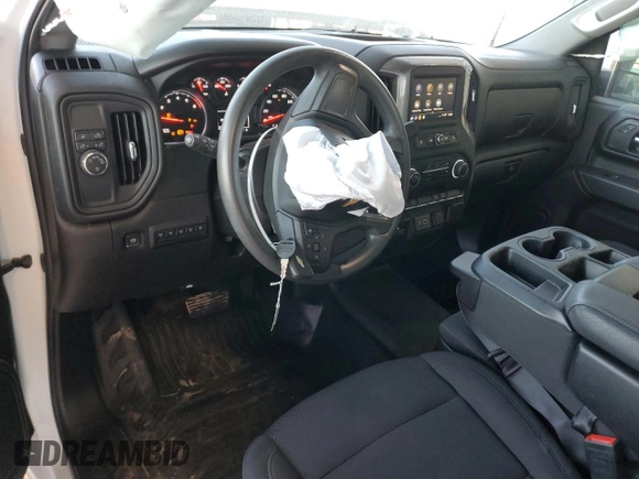 2024 Chevrolet Silverado 1500 with VIN 1GB0WLE79RF357732, listed as a Copart auction lot 89190405 with 1,511 mi miles and Salvage Title. Bid and sale history available at DreamBid. Image 8.