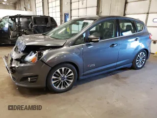 2017 Ford C-Max Energi Titanium with VIN 1FADP5FU2HL104395, listed as a Copart auction lot 58899174 with 113,745 mi miles and Salvage Title. Bid and sale history available at carsss.com. Image 1.