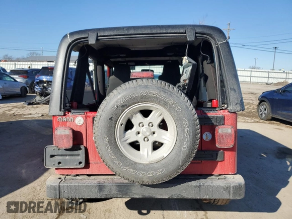 2005 Jeep Wrangler Unlimited with VIN 1J4FA44SX5P353588, listed as a Copart auction lot 42412885 with 72,863 mi miles and Salvage Title. Bid and sale history available at carsss.com. Image 6.