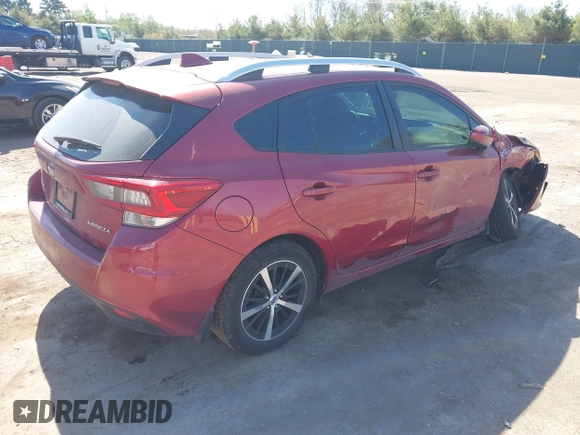 2022 Subaru Impreza Premium with VIN 4S3GTAD63N3727519, listed as a IAAI auction lot 42233237 with 66,134 mi miles and . Bid and sale history available at DreamBid. Image 4.