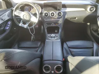 2020 Mercedes-Benz C 43 AMG with VIN 55SWF6EB2LU329244, listed as a Copart auction lot 46253045 with 55,209 mi miles and Salvage Title. Bid and sale history available at carsss.com. Image 8.