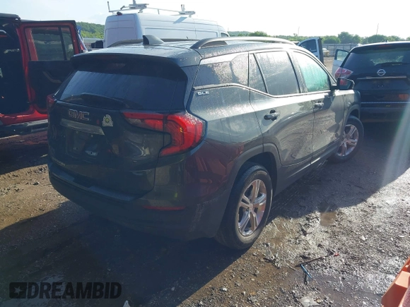 2020 GMC Terrain SLE with VIN 3GKALMEV5LL231351, listed as a IAAI auction lot 42158608 with 13,526 mi miles and . Bid and sale history available at DreamBid. Image 4.