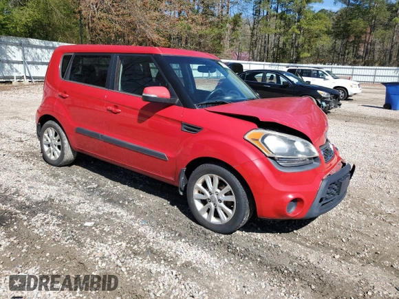 2012 Kia Soul + with VIN KNDJT2A68C7460108, listed as a Copart auction lot 50516215 with 183,071 mi miles and Salvage Title. Bid and sale history available at carsss.com. Image 4.
