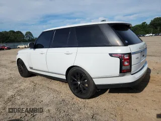 2017 Land Rover Range Rover HSE with VIN SALGS2FV7HA348853, listed as a Copart auction lot 63279935 with 126,204 mi miles and Clean title. Bid and sale history available at DreamBid. Image 2.