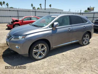2015 Lexus RX 450h with VIN 2T2ZB1BA1FC002539, listed as a Copart auction lot 53195065 with 111,621 mi miles and Salvage title. Bid and sale history available at DreamBid. Image 1.