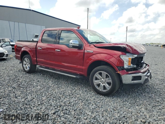 2018 Ford F-150 XL with VIN 1FTEW1EP5JFD21465, listed as a Copart auction lot 51639225 with 157,083 mi miles and Salvage title. Bid and sale history available at DreamBid. Image 4.