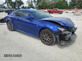 2016 Lexus RC 300 F Sport with VIN JTHSM5BCXG5002318, listed as a Copart auction lot 56561735 with 127,717 mi miles and Salvage title. Bid and sale history available at DreamBid. Image 4.