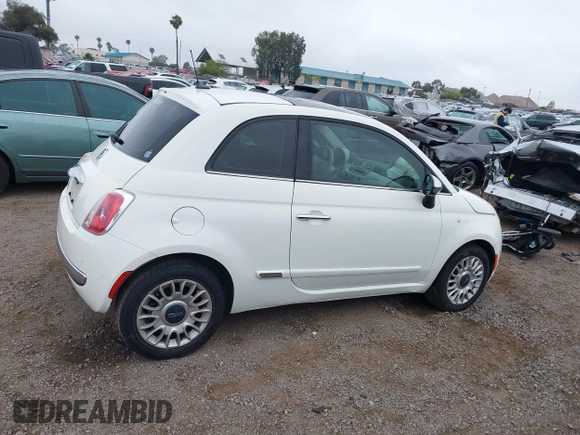 2012 FIAT 500 Lounge with VIN 3C3CFFCR9CT120173, listed as a IAAI auction lot 42438907 with 154,151 mi miles and . Bid and sale history available at DreamBid. Image 13.