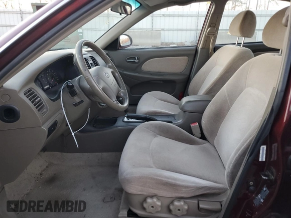 2002 Hyundai Sonata with VIN KMHWF25S92A594191, listed as a Copart auction lot 82521834 with 119,553 mi miles and Salvage Title. Bid and sale history available at carsss.com. Image 7.