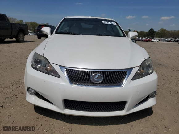 2010 Lexus IS 250C with VIN JTHFF2C25A2503528, listed as a Copart auction lot 51062085 with 209,582 mi miles and Salvage Title. Bid and sale history available at carsss.com. Image 5.