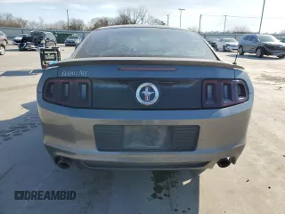 2013 Ford Mustang V6 with VIN 1ZVBP8AMXD5269052, listed as a Copart auction lot 87632855 with 0 mi miles and Salvage Title. Bid and sale history available at carsss.com. Image 6.