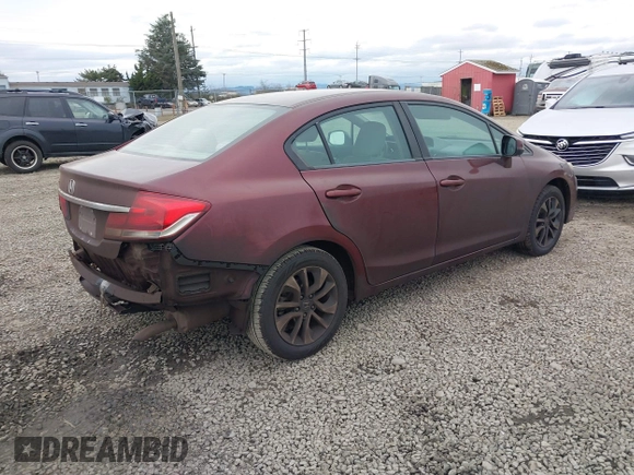 2013 Honda Civic EX with VIN 19XFB2F83DE216130, listed as a IAAI auction lot 41368242 with 105,019 mi miles and . Bid and sale history available at DreamBid. Image 4.