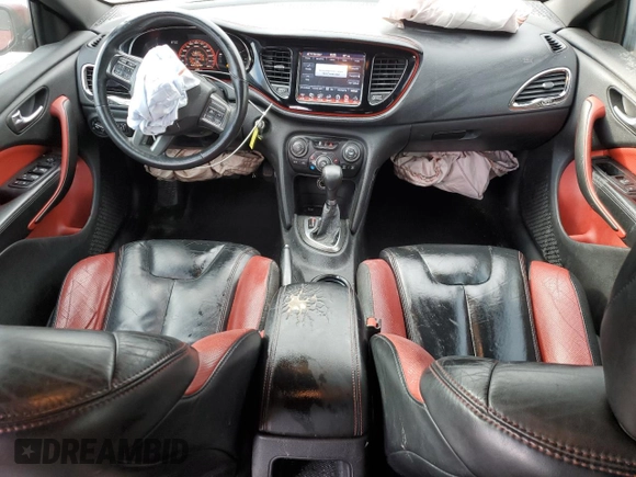2013 Dodge Dart GT with VIN 1C3CDFCB5DD341222, listed as a Copart auction lot 41402785 with 186,903 mi miles and Salvage title. Bid and sale history available at DreamBid. Image 8.
