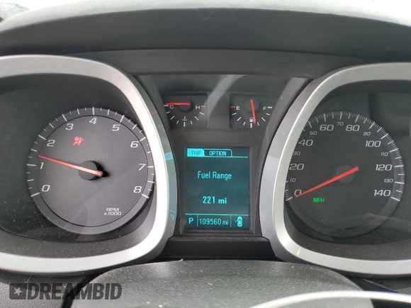 2014 Chevrolet Equinox LT with VIN 2GNALBEK0E6311192, listed as a Copart auction lot 50663585 with 109,560 mi miles and Salvage Title. Bid and sale history available at DreamBid. Image 9.