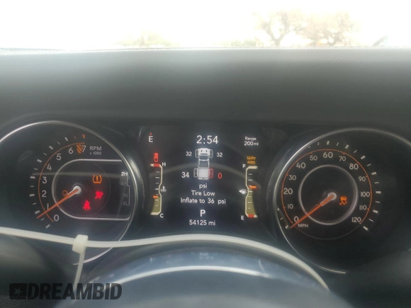 2021 Jeep Gladiator High Altitude z VIN 1C6HJTFG7ML579232, wystawiony jako Copart lot #54402575 z przebiegiem 54 125 mil mil oraz Nie do naprawy • Non repairable. Historia ofert i sprzedaży dostępna na DreamBid. Obrazek 9.