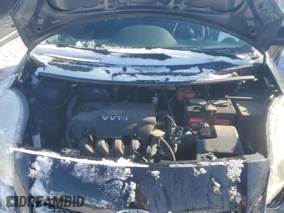 2011 Toyota Yaris with VIN JTDJT4K39B5336620, listed as a Copart auction lot 42252725 with 84,623 mi miles and Salvage Title. Bid and sale history available at carsss.com. Image 11.