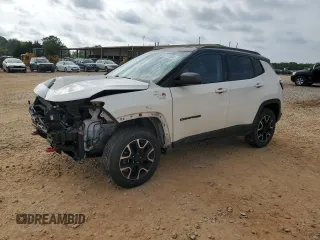 2019 Jeep Compass Trailhawk с VIN 3C4NJDDB5KT795347, выставлен на аукционе Copart как лот 57111655 с пробегом 78 010 миль миль и Списание • Salvage title. История ставок и продаж доступна на DreamBid. Изображение 1.