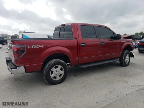 2013 Ford F-150 XL with VIN 1FTFW1EFXDKE63141, listed as a Copart auction lot 51517105 with 249,393 mi miles and Salvage Title. Bid and sale history available at carsss.com. Image 3.