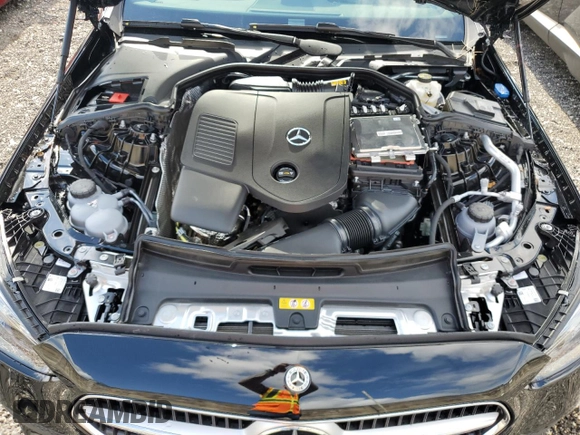 2025 Mercedes-Benz C 300 with VIN W1KAF4GBXSR252554, listed as a Copart auction lot 52370245 with 1,401 mi miles and Salvage Title. Bid and sale history available at DreamBid. Image 11.