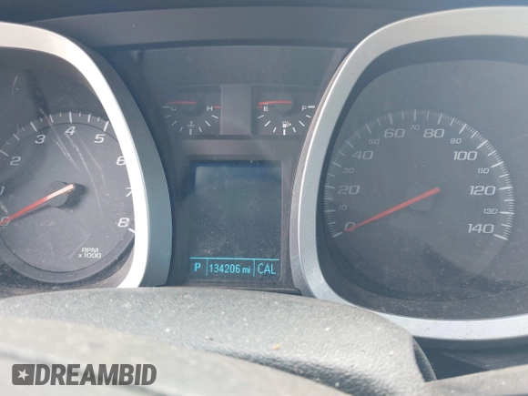 2013 Chevrolet Equinox LT with VIN 2GNALDEK9D6418316, listed as a IAAI auction lot 42122861 with 134,206 mi miles. Bid and sale history available at carsss.com. Image 7.
