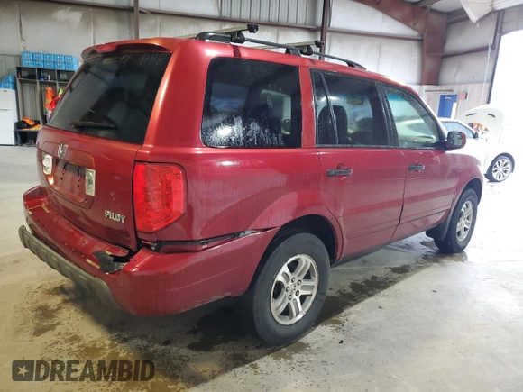 2003 Honda Pilot EX z VIN 2HKYF18693H614665, wystawiony jako Copart lot #57053175 z przebiegiem 291 627 mil mil oraz Czysty tytuł • Clean title. Historia ofert i sprzedaży dostępna na DreamBid. Obrazek 3.