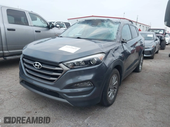 2016 Hyundai Tucson Sport with VIN KM8J33A26GU189300, listed as a IAAI auction lot 41372422 with 94,848 mi miles. Bid and sale history available at carsss.com. Image 2.