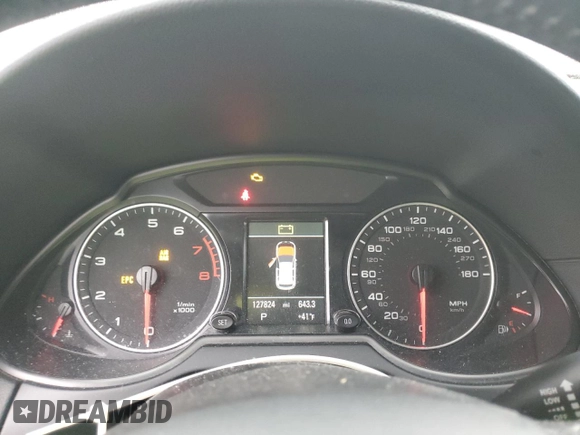 2012 Audi Q5 Premium Plus with VIN WA1LFAFP3CA134208, listed as a Copart auction lot 51990225 with 127,824 mi miles and Non repairable. Bid and sale history available at DreamBid. Image 9.