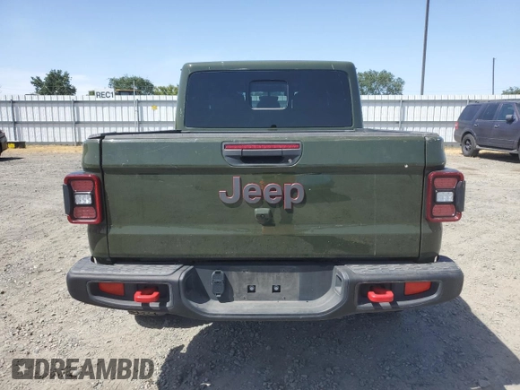 2022 Jeep Gladiator Rubicon с VIN 1C6JJTBGXNL155407, выставлен на аукционе Copart как лот 57522915 с пробегом 12 809 миль миль и Списание • Salvage title. История ставок и продаж доступна на DreamBid. Изображение 6.