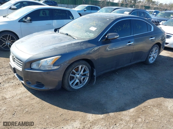 2011 Nissan Maxima 3.5 S with VIN 1N4AA5AP7BC838849, listed as a IAAI auction lot 41658334 with 999,999 mi miles. Bid and sale history available at carsss.com. Image 2.