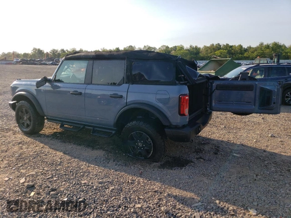 2024 Ford Bronco Black Diamond z VIN 1FMDE1BH2RLA55715, wystawiony jako Copart lot #69823114 z przebiegiem 1 476 mil mil oraz Szkoda całkowita • Salvage title. Historia ofert i sprzedaży dostępna na DreamBid. Obrazek 2.