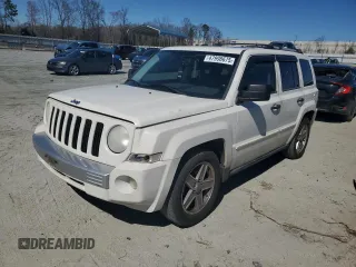 2007 Jeep Patriot Limited with VIN 1J8FT48W57D324302, listed as a Copart auction lot 47998675 with 225,080 mi miles and Salvage title. Bid and sale history available at DreamBid. Image 1.