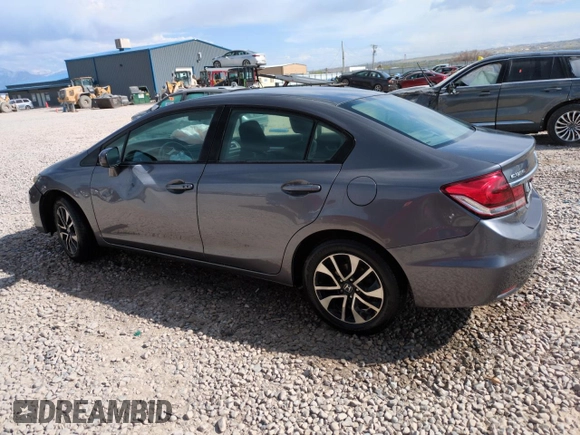2014 Honda Civic Sedan EX with VIN 2HGFB2F84EH551839, listed as a Copart auction lot 50964295 with 123,189 mi miles and Salvage Title. Bid and sale history available at carsss.com. Image 2.