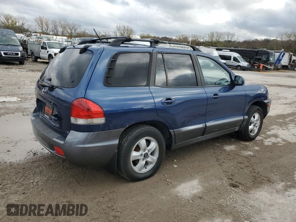 2006 Hyundai Santa Fe GLS with VIN KM8SC73DX6U101860, listed as a Copart auction lot 79405724 with 221,485 mi miles and Clean Title. Bid and sale history available at carsss.com. Image 3.