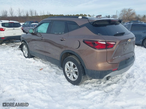 2019 Chevrolet Blazer with VIN 3GNKBHRS8KS704102, listed as a IAAI auction lot 41187364 with 92,820 mi miles. Bid and sale history available at carsss.com. Image 3.