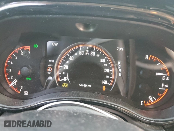 2021 Dodge Durango SXT Plus with VIN 1C4RDHAG2MC519769, listed as a Copart auction lot 73169294 with 74,449 mi miles and Salvage title. Bid and sale history available at DreamBid. Image 9.