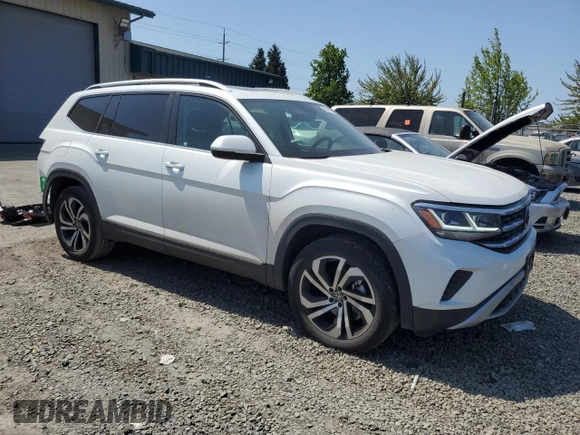 2023 Volkswagen Atlas SEL z VIN 1V2BR2CA6PC555170, wystawiony jako Copart lot #55445335 z przebiegiem 20 243 mil mil oraz Szkoda całkowita • Salvage title. Historia ofert i sprzedaży dostępna na DreamBid. Obrazek 4.