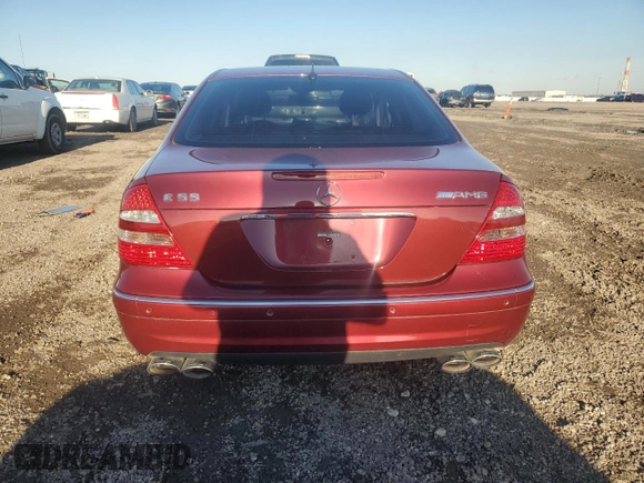 2005 Mercedes-Benz E-Class 5.5L AMG with VIN WDBUF76J25A740142, listed as a Copart auction lot 46810995 with 0 mi miles and Salvage Title. Bid and sale history available at carsss.com. Image 6.