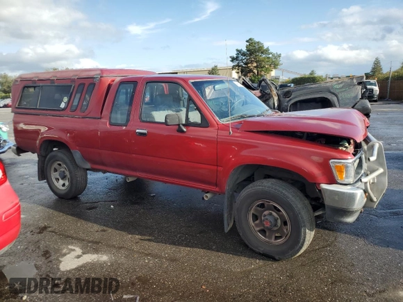 1993 Toyota Pickup DLX с VIN JT4VN13D0P5126559, выставлен на аукционе Copart как лот 49185285 с пробегом 195 087 миль миль и Списание • Salvage title. История ставок и продаж доступна на DreamBid. Изображение 4.