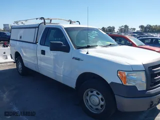 2014 Ford F-150 XL with VIN 1FTNF1CF5EKF62031, listed as a IAAI auction lot 41657632 with 216,689 mi miles. Bid and sale history available at carsss.com. Image 13.