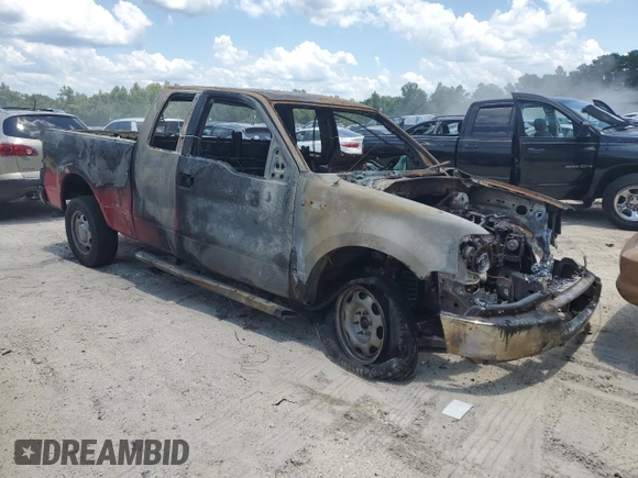 2005 Ford F-150 XLT with VIN 1FTPX12535NB93859, listed as a Copart auction lot 62256325 with Not provided miles and Non repairable. Bid and sale history available at DreamBid. Image 4.