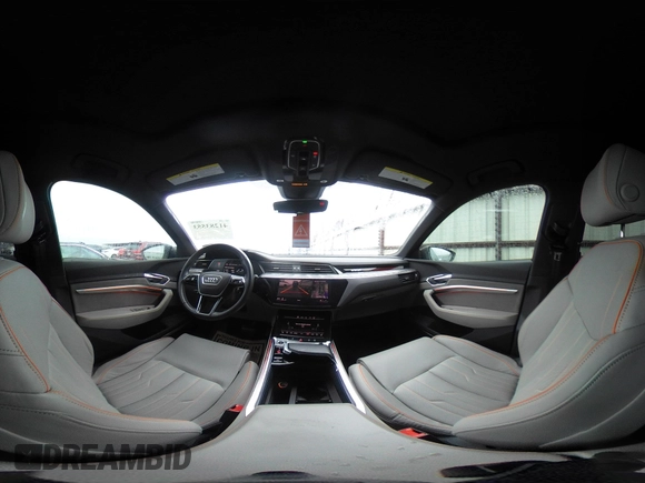 2023 Audi e-tron Chronos with VIN WA1VABGE2PB013244, listed as a IAAI auction lot 41283553 with 28,463 mi miles and . Bid and sale history available at DreamBid. Image 21.