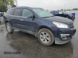 2017 Chevrolet Traverse LT with VIN 1GNKRHKD3HJ143938, listed as a Copart auction lot 51129285 with 92,187 mi miles and Salvage Title. Bid and sale history available at DreamBid. Image 4.