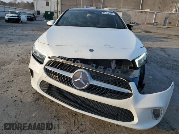 2019 Mercedes-Benz A 220 with VIN WDD3G4FB2KW024234, listed as a Copart auction lot 49452765 with 57,590 mi miles and Salvage Title. Bid and sale history available at DreamBid. Image 5.
