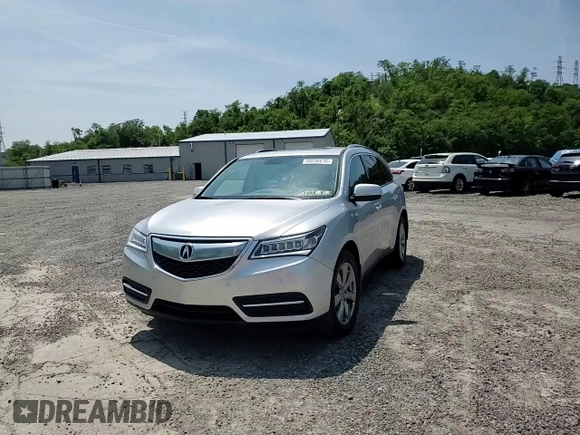 2014 Acura MDX Advance with VIN 5FRYD4H82EB042024, listed as a Copart auction lot 59236615 with 136,265 mi miles and Salvage title. Bid and sale history available at DreamBid. Image 14.