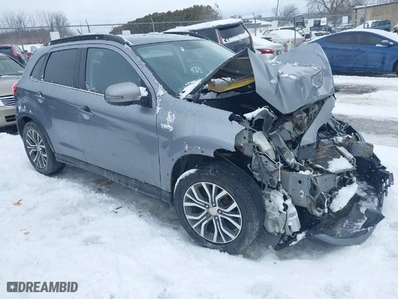 2016 Mitsubishi Outlander Sport 2.4 SEL with VIN JA4AR4AW0GZ052815, listed as a IAAI auction lot 41482017 with 88,794 mi miles. Bid and sale history available at carsss.com. Image 1.
